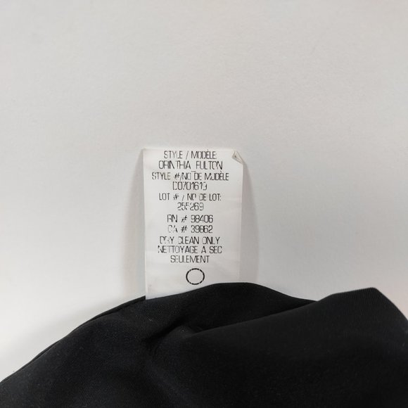 Theory Orinthia Houndstooth Black & White Mini Mid-Thigh Sheath Dress Size 8 - Picture 11 of 14